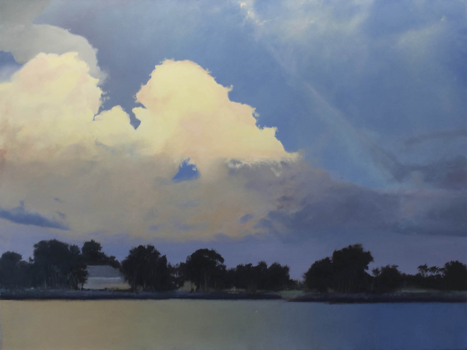 Key West Dusk, 36 x 48, oil on canvas