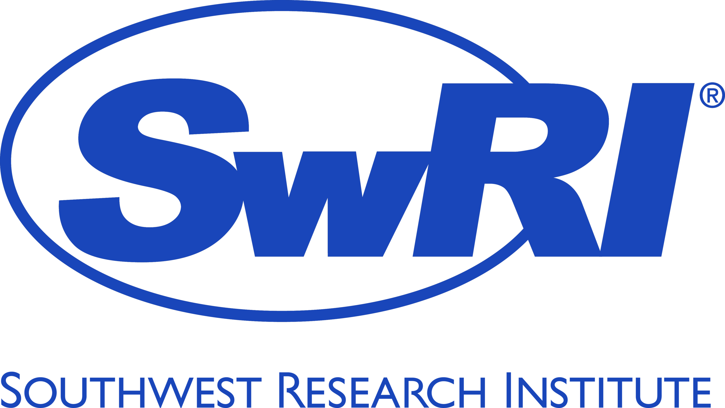 SwRI Logo Text Combo Vert 2014 Blue Pantone 2728.png