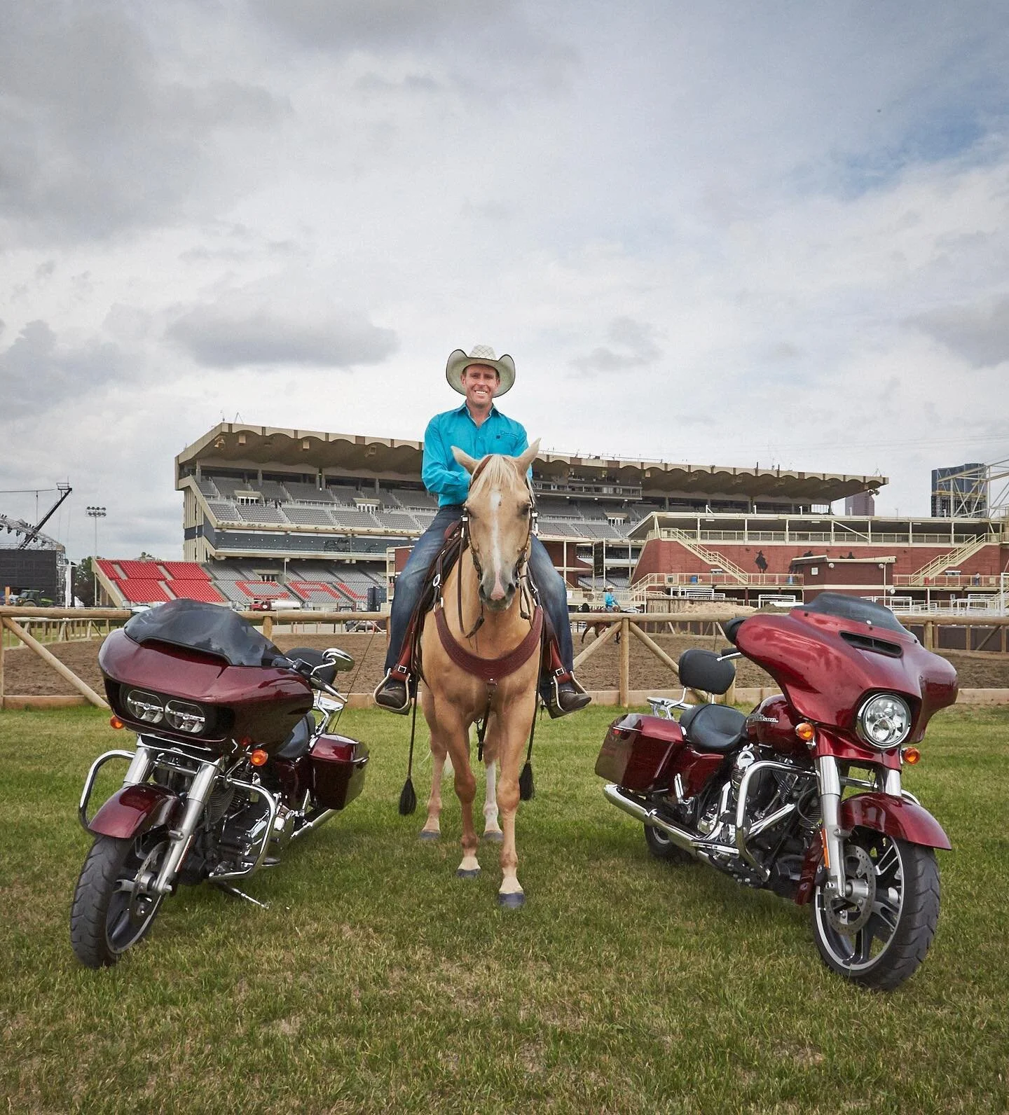 Horsepower of a Different Kind 💪🏼⁠⁠
⁠⁠
I was on an assignment for Harley Davidson photographing the Calgary Stampede in Calgary, Alberta from a few years ago. It was an incredible experience for me as I had never attended the event before, which ma