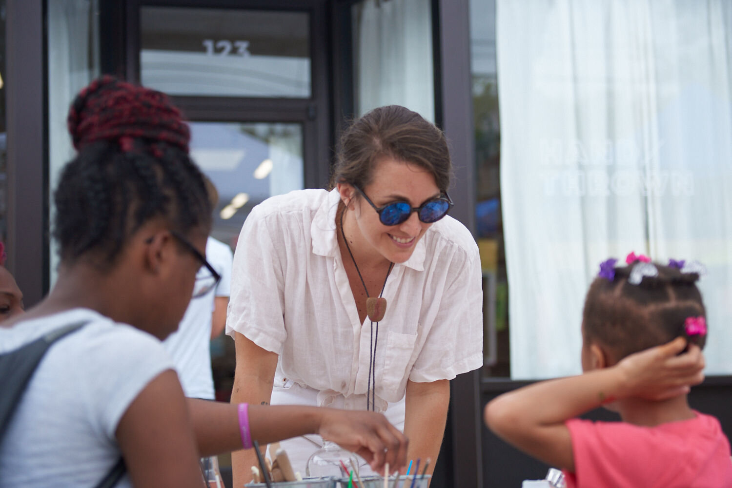 Magnet making at the Taste of Brookland Park Festival last fall.