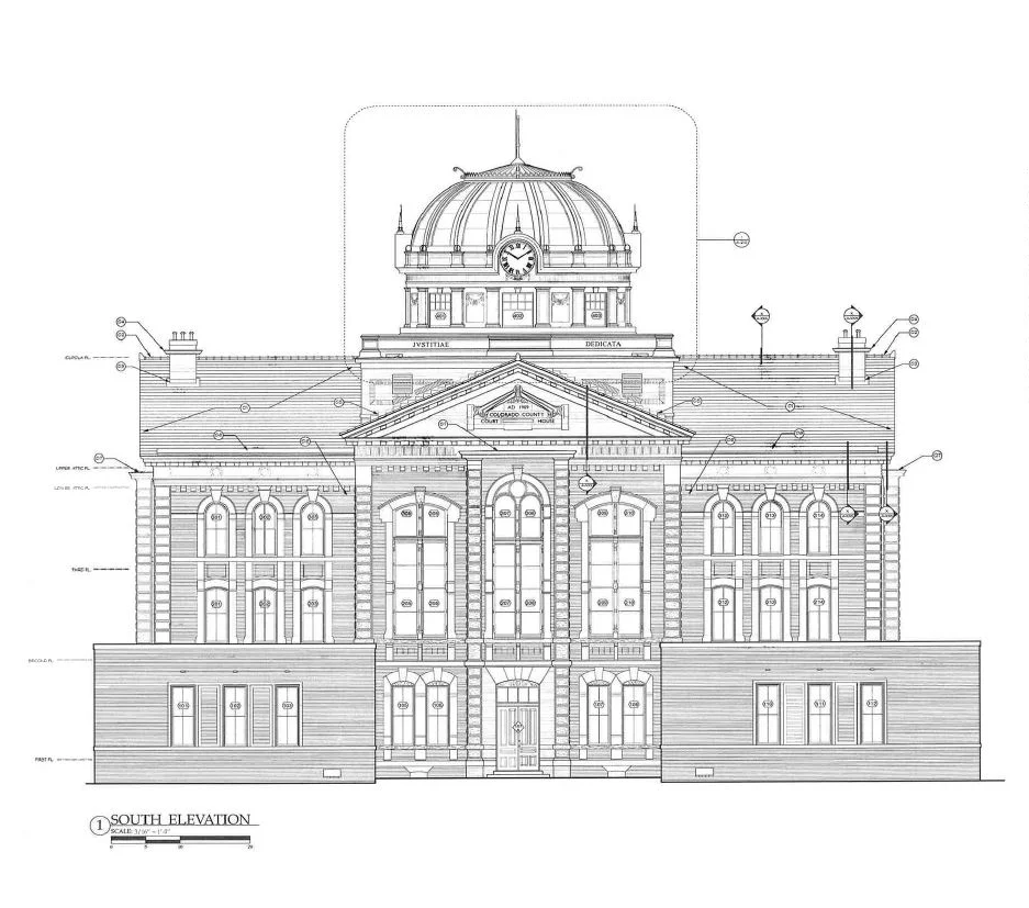 Colorado County Courthouse - Elevation.JPG