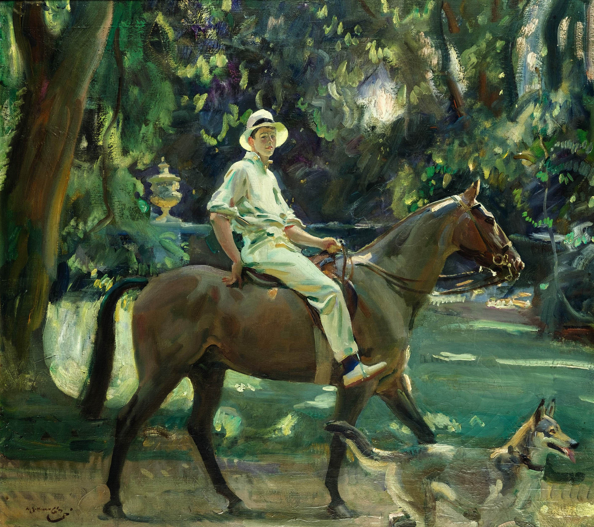 Sunny June Alfred Munnings Great Horse Art c.1901 