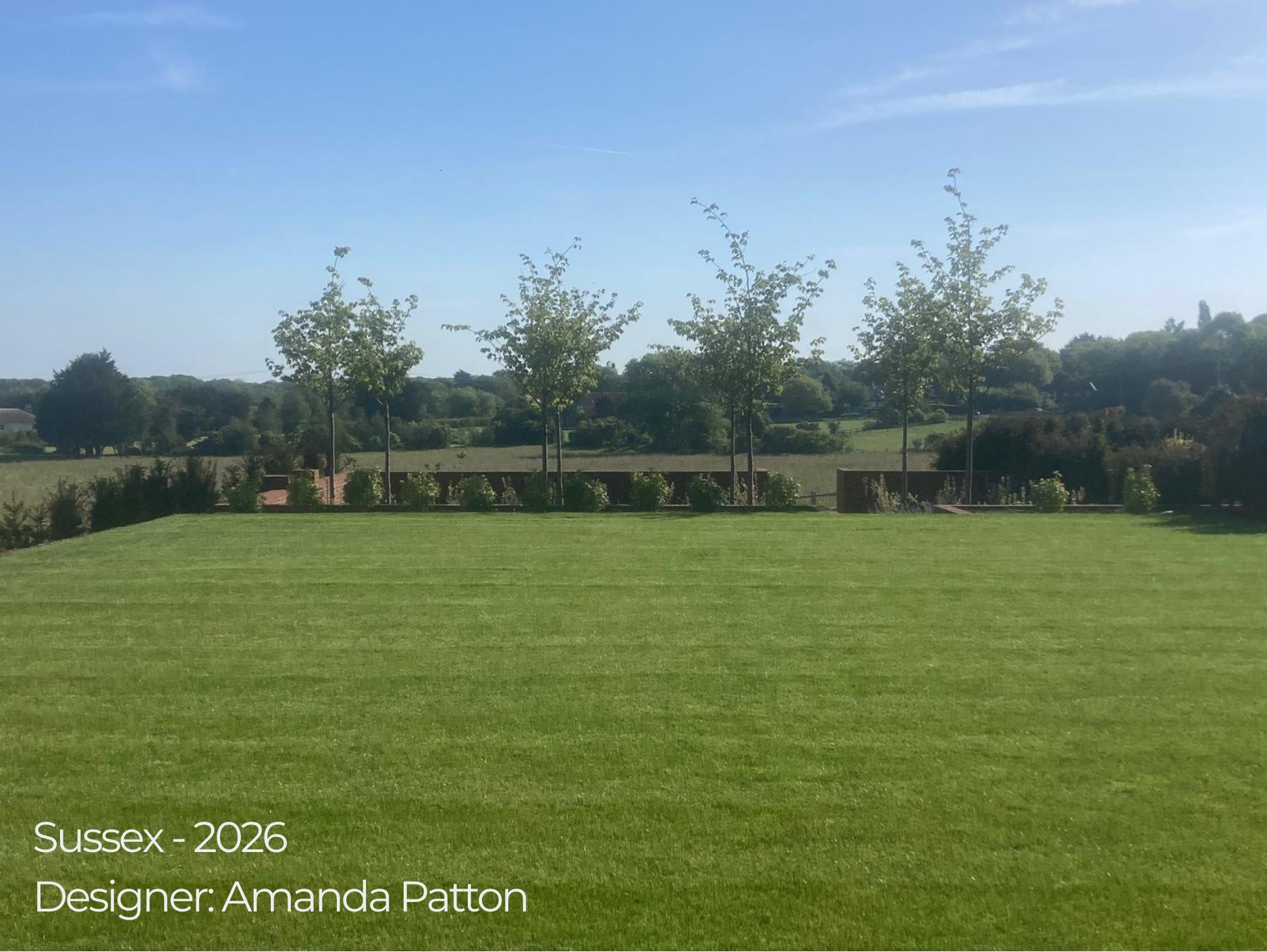 Meadow garden in Sussex designed by Amanda Patton Landscape and Garden Design
