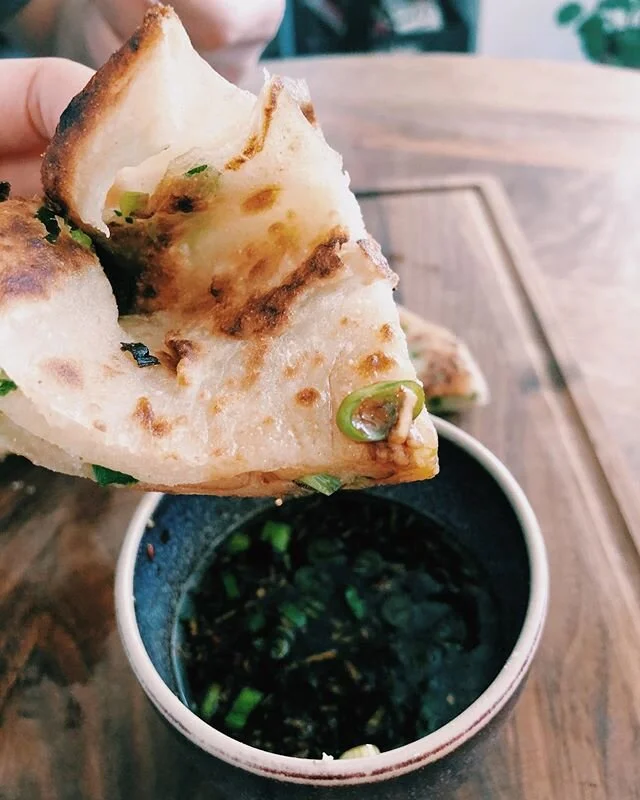 Scallion pancakes. It was tasty, but learned a few dos and don&rsquo;ts about the dough, so we&rsquo;ll need to try this again. .
.
.
#scallionpancake #dough #scallions #soysauce #asianfood #foodstagram #instafood #foodgram #foodphotography #homemade