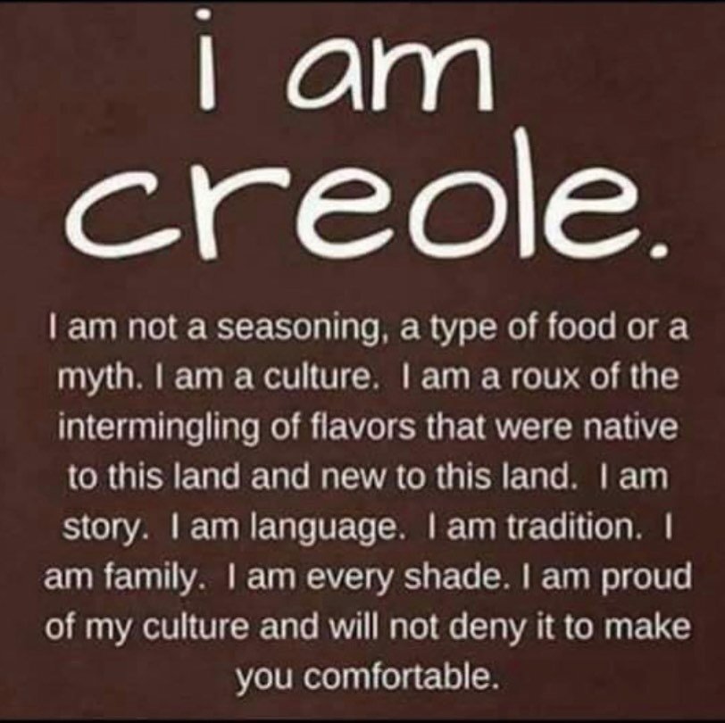 Saw this in my Louisiana Creoles group and I love it. #creoles #blackculture