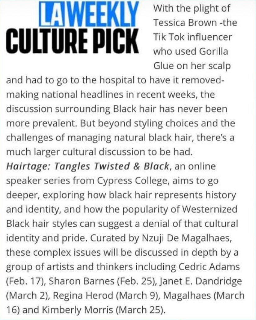 Thank you to LA Weekly for sharing our work @laweekly @cypresscollegeart