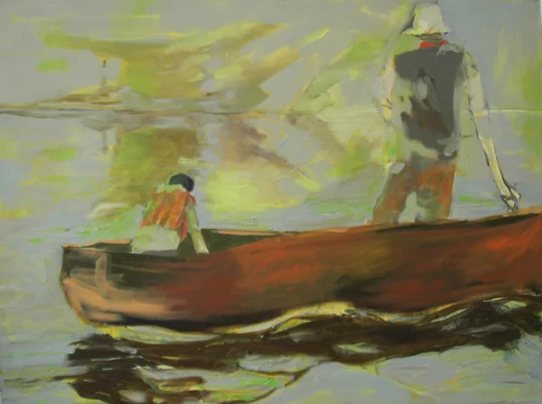 Then The Pilot Stood Up. 2005 68 x 48cm