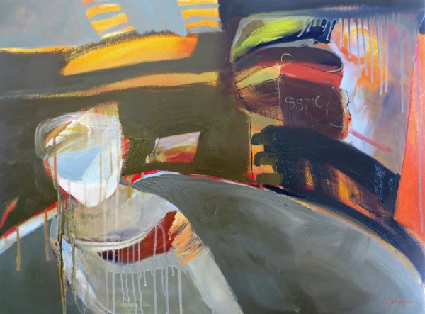 He Didn't Actually Make It. 2017. 82 x 62cm