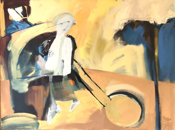 Or Shift Time's Heavy Load. 2016. 100 x 75cm
