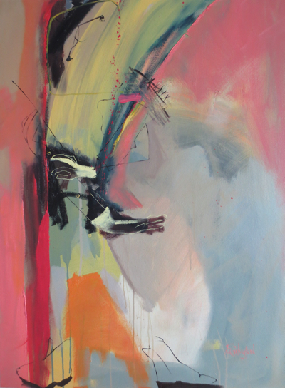 There's Not A Bird Of Day Dare Extinguish That Delight. W B Yeats. 2015 62 x 82cm