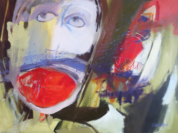 What If I Bade You Leave The Cavern Of The Mind. W B Yeats. 2015 82 x 62cm