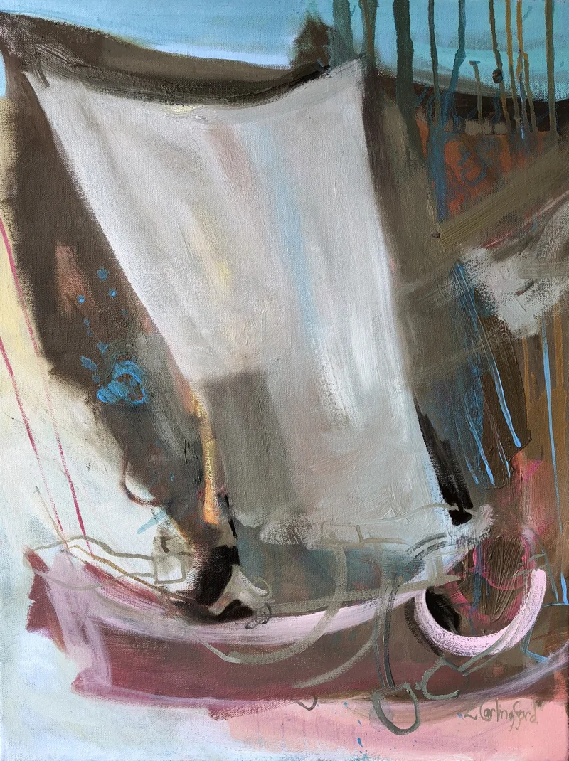 They Have Imaginative Passions Not Living Within Our Own Straight Lines. W B Yeats. 2013. 48 x 62cm