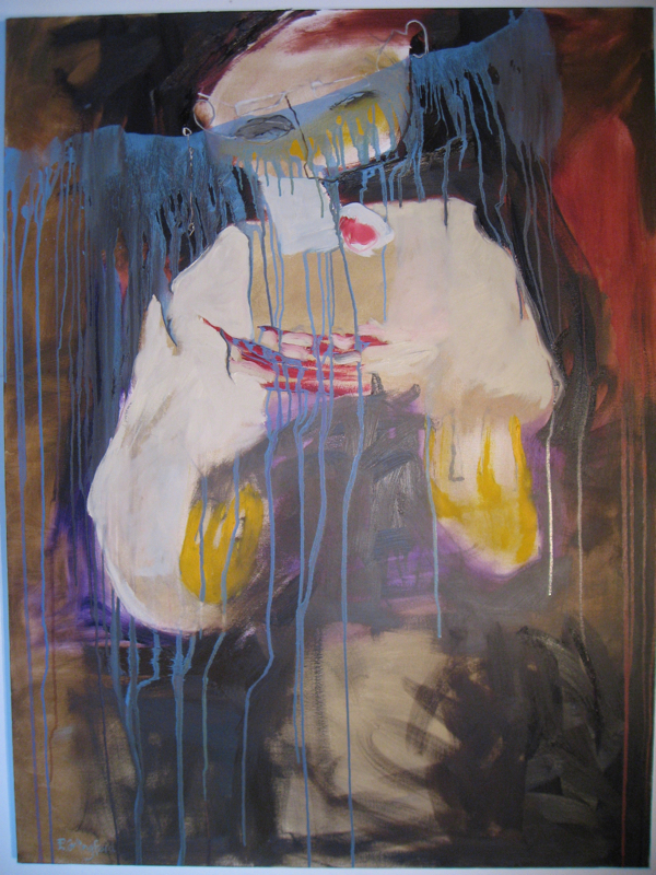 Puckers Her Brows. 2012. 68 x 90cm