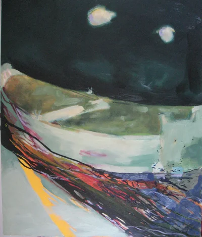 Till All The Eddies Gleam. W B Yeats. 2010. 95 x 75cm