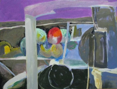 While Time And The World Are Ebbing Away. W B Yeats. 2007 160 x 130cm