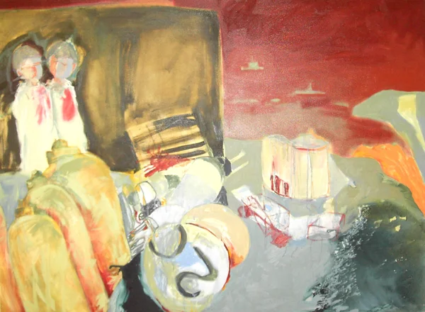 In Donny B's Yard. 1006. 160 x 130cm