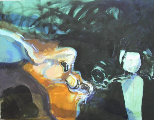 Reflection of The Velvet Chord. 2006 160 x 130cm