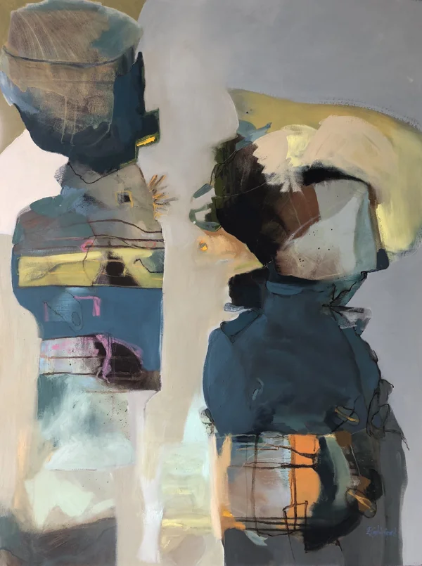 Not Giving The Game Away. Oil on canvas. 2018 122 x 92cm