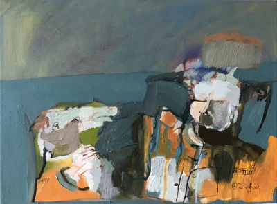Some Sort of Familiarity. oil on canvas. 2018 40 x 30cm