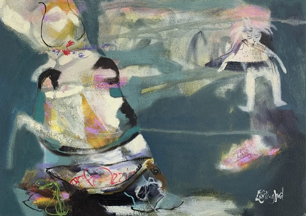 Bagatelle. oil on canvas. Sept 2025