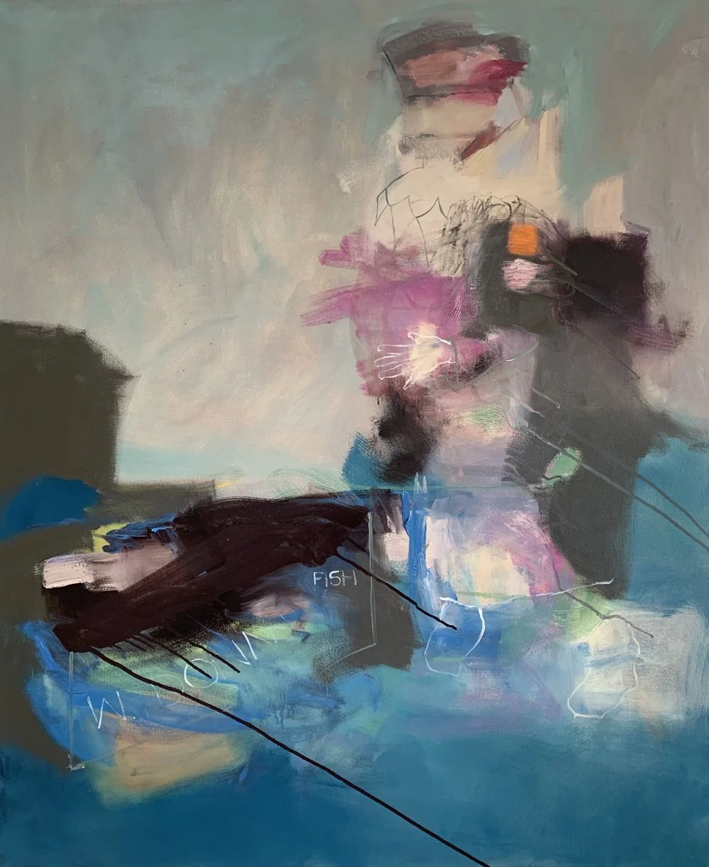 Considering One Step On Board.  97cm x 117cm  April 2026