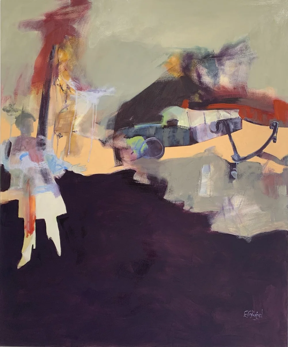 Margins Of The Game.  122cm x 153cm  April 2026