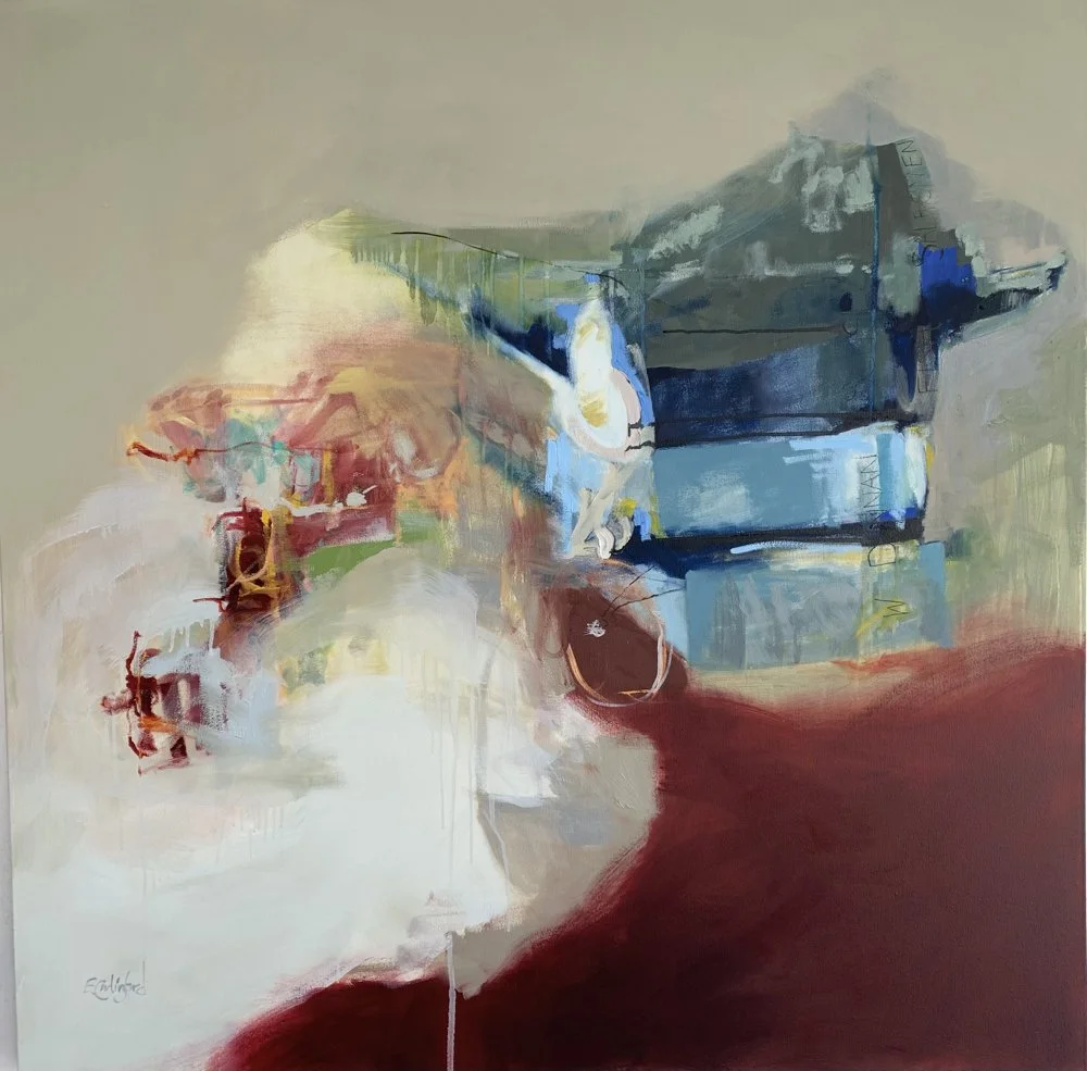 Waiting For The Off.  112cm x 112cm.  April 2026