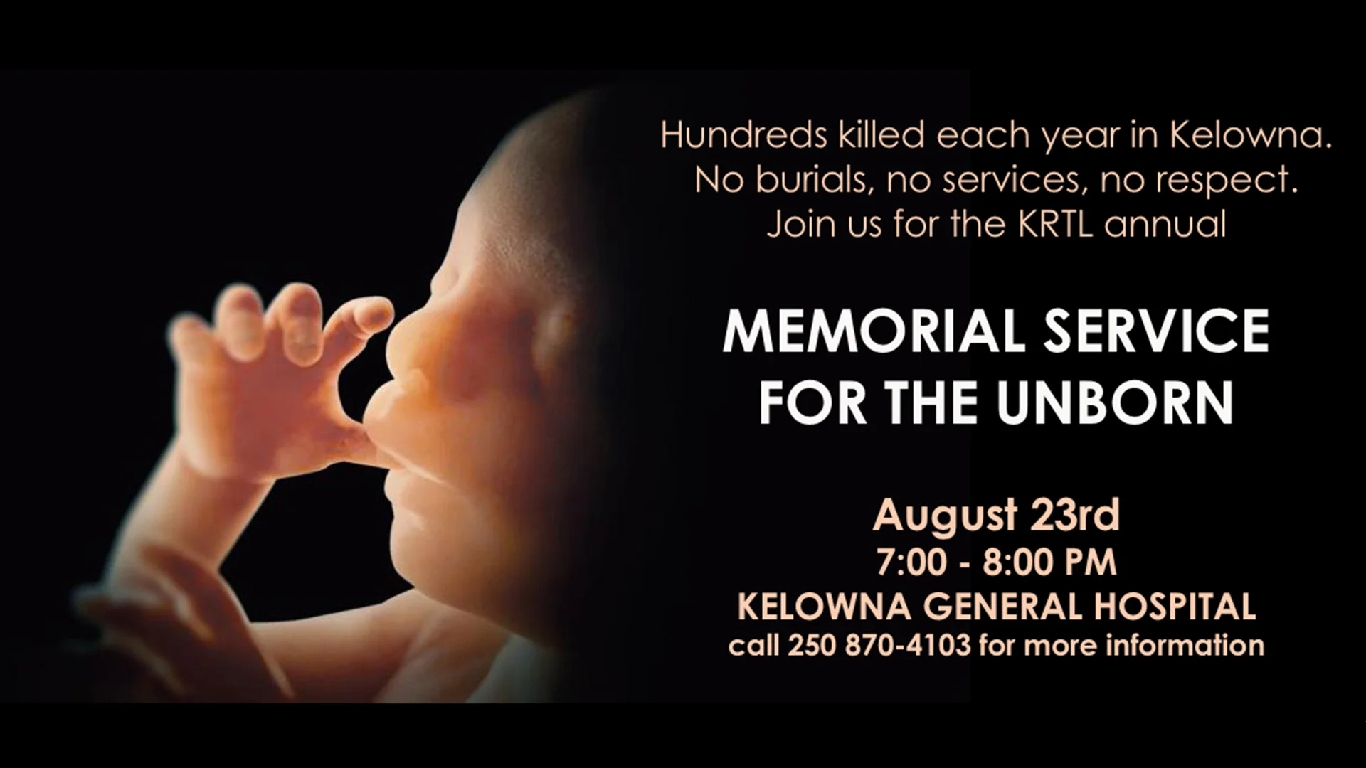 Memorial Service for the Unborn