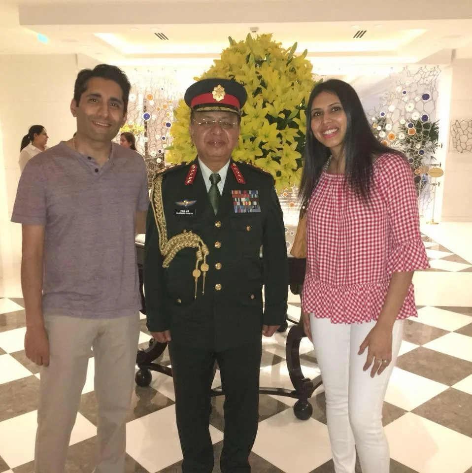 W/ the Chief of Army Staff Nepal, General Chhetri