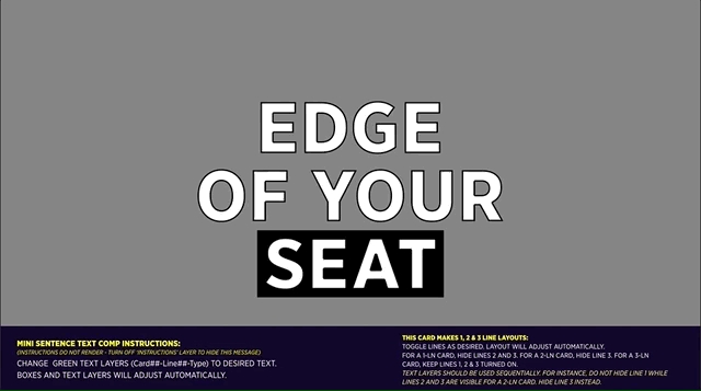 I created some dynamic layout compositions, where the layout of the type/boxes would change based on the length and how many lines you entered.