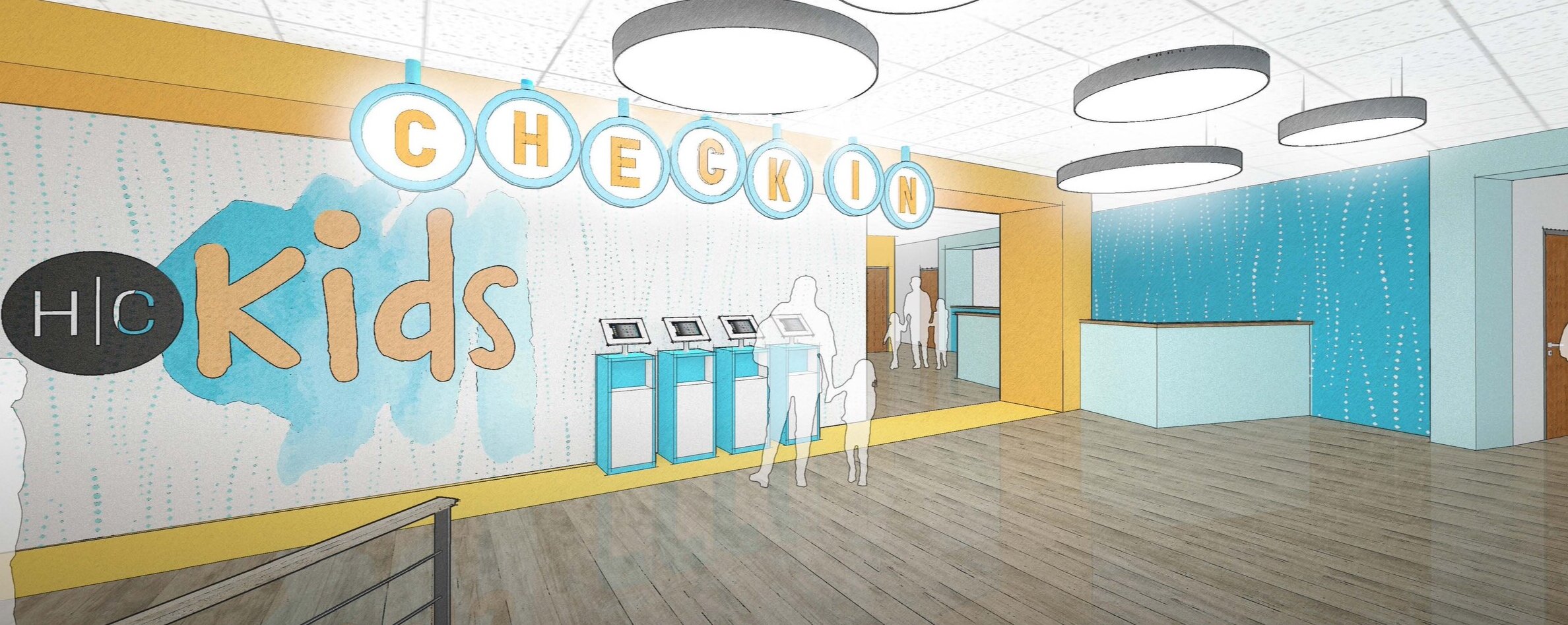 Children's Lobby Concept Drawings