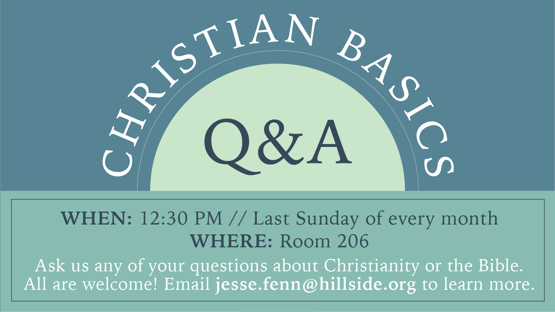 Christian Basics Q&amp;A 