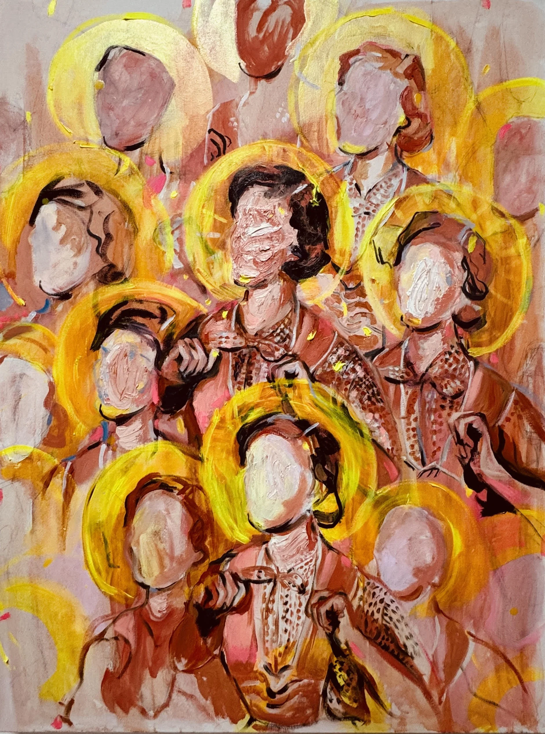  “Mother Insurgency” oil on canvas, 40 × 30 inches, 2025 