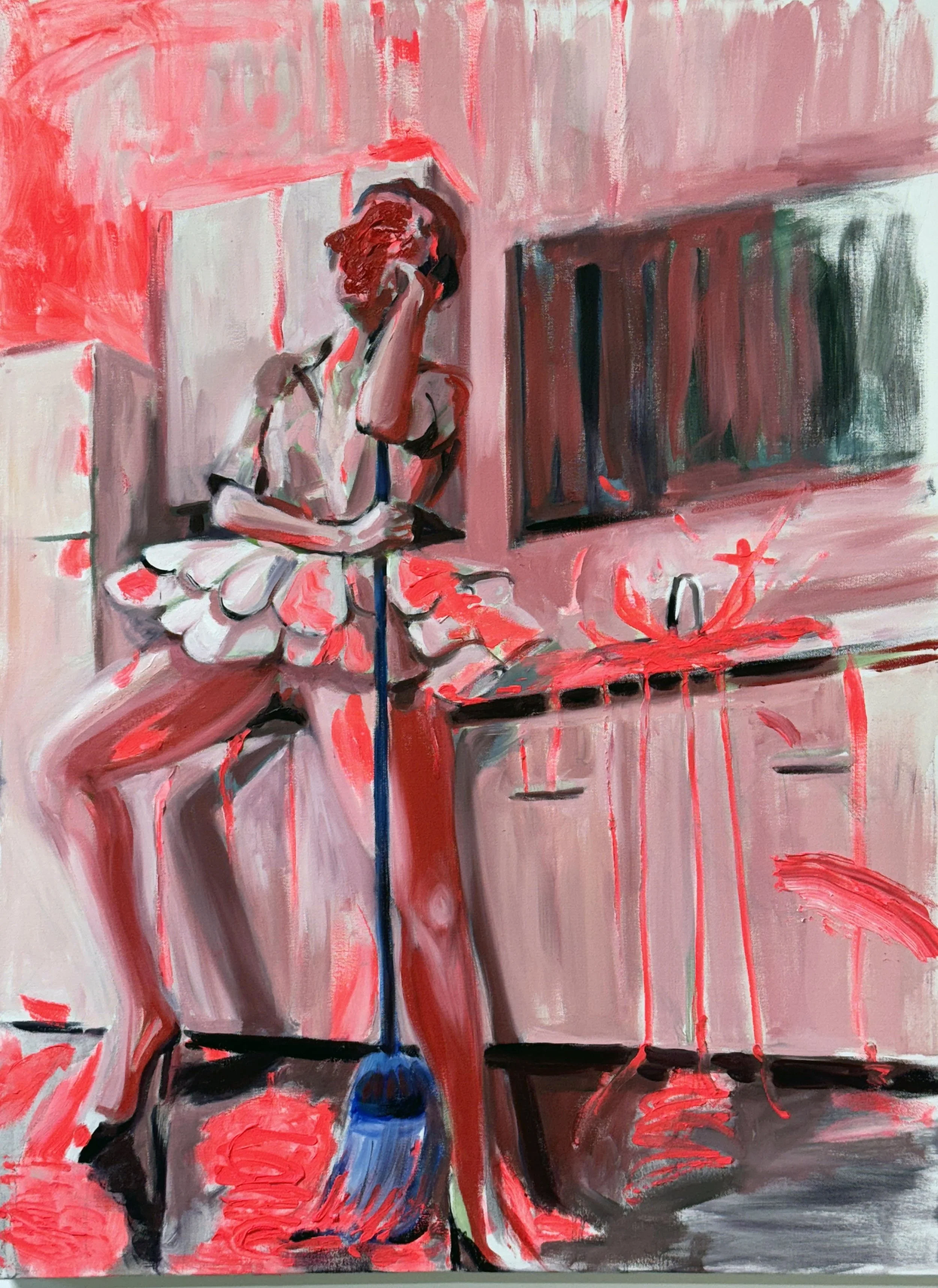  “Joan of Arkansas” oil on canvas, 40 × 30 inches, 2026 