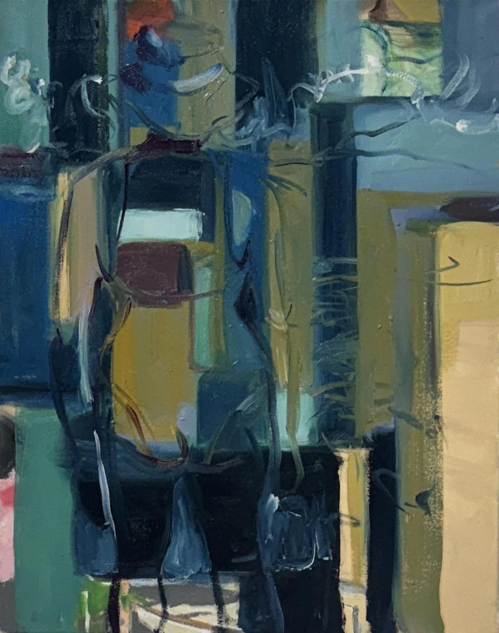  “Swimmer 2” oil on canvas, 24 × 20 inches, 2026 