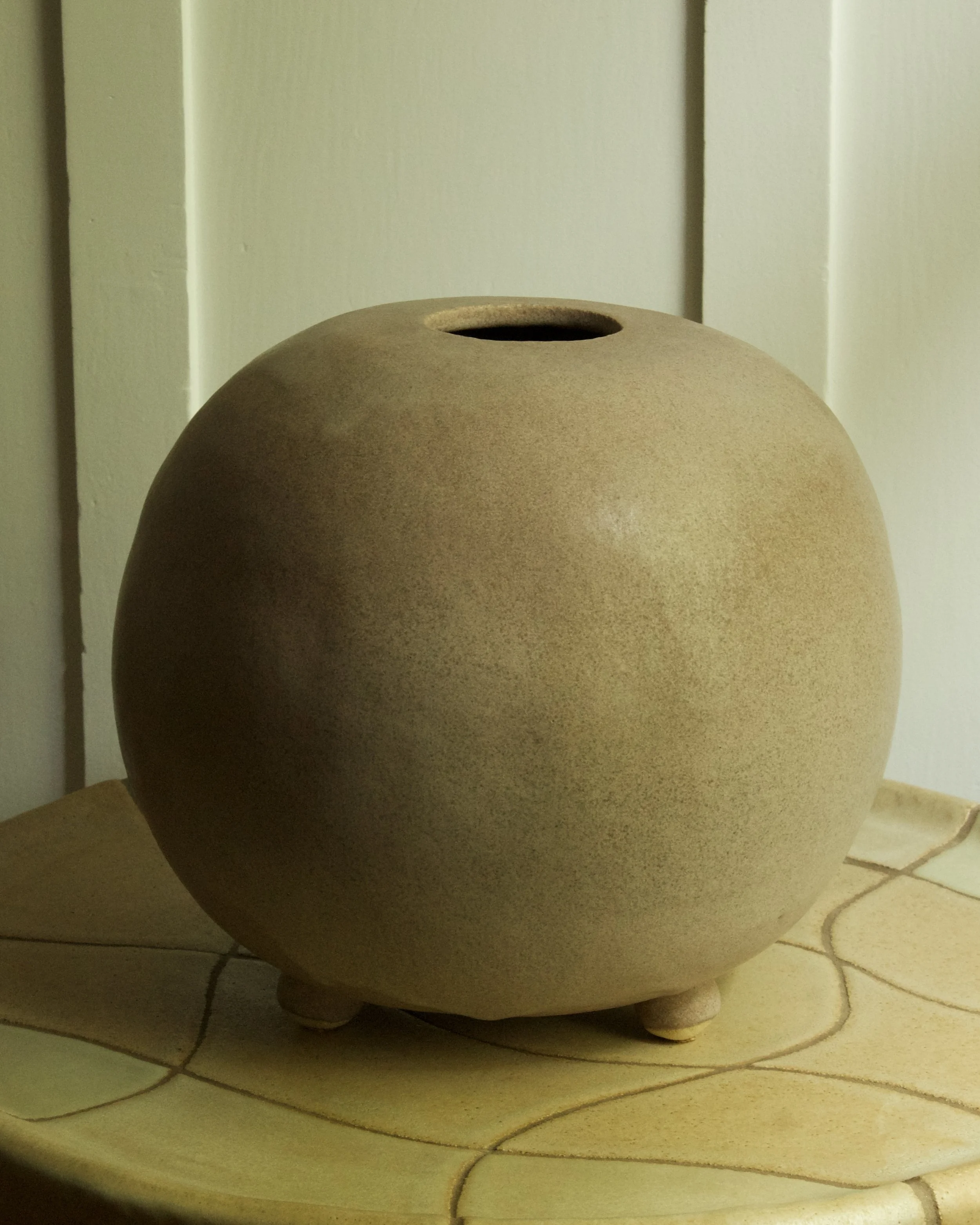 Mauve Globe Vase