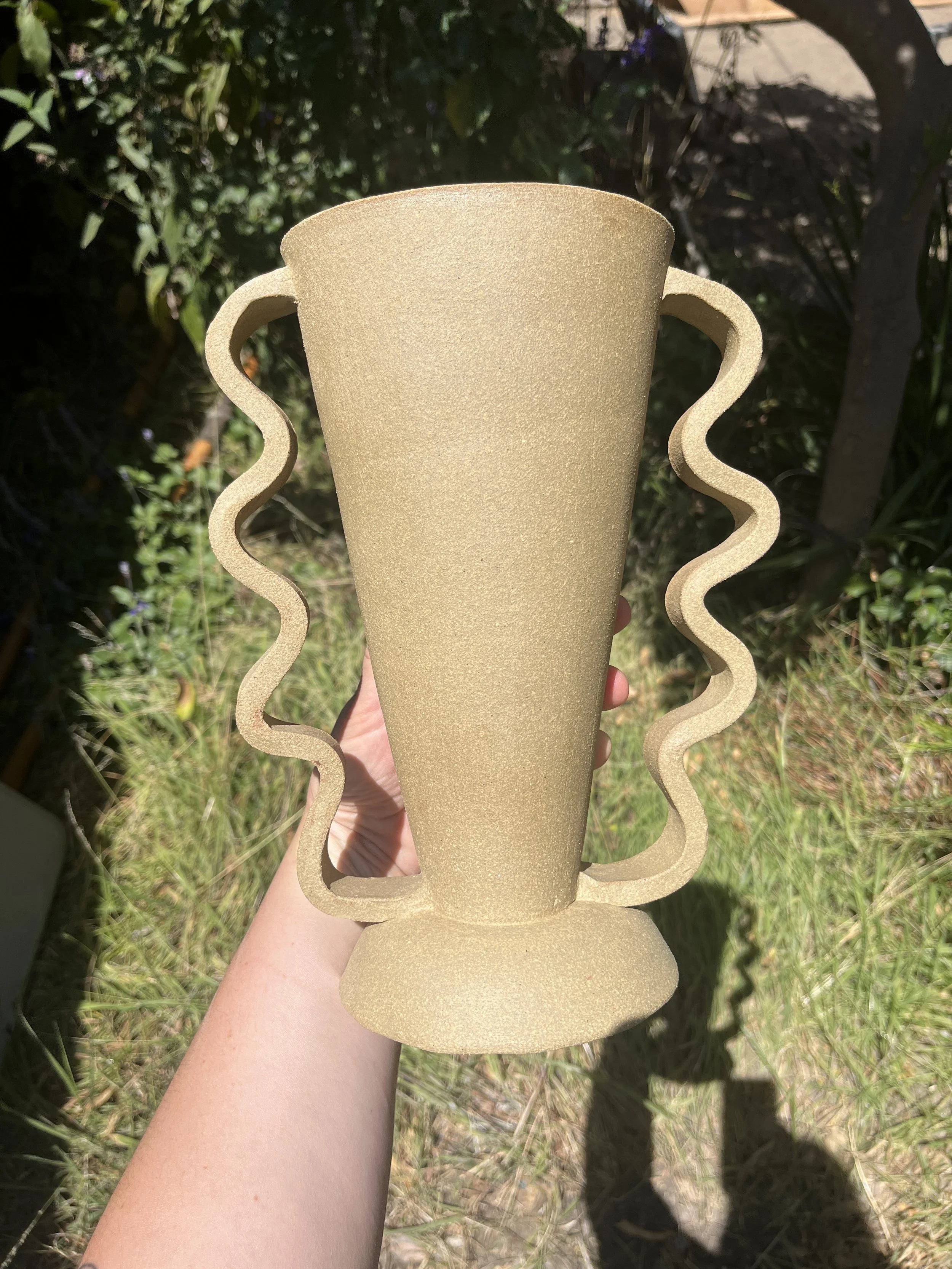 Teddy Brown Stretch Vase