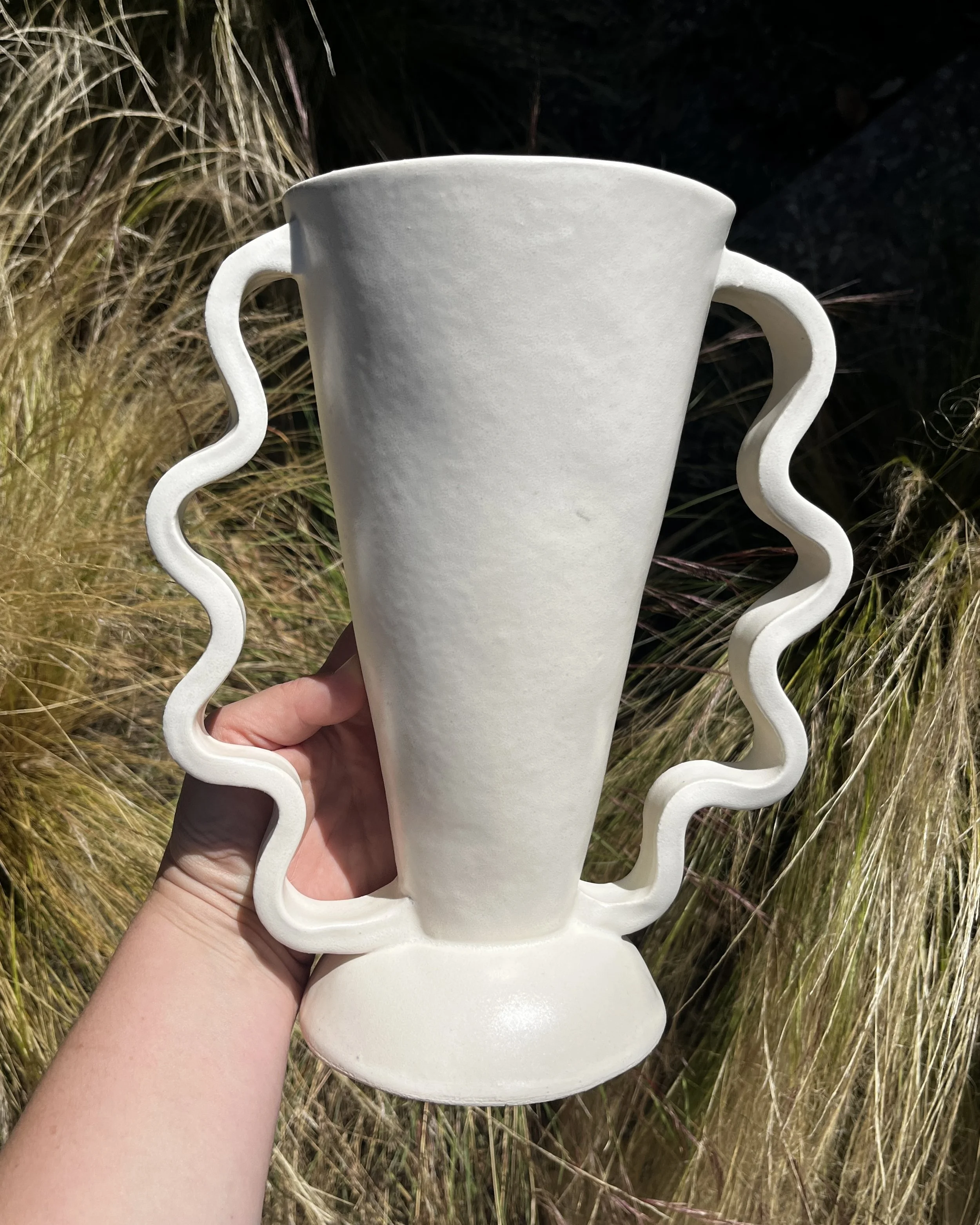 Ivory Stretch Vase