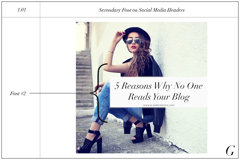 Notecard #1.01 is a visualization of a what a social media image header looks like. This image is what you will use when posting and promoting your blog post on Facebook, Twitter, Pinterest, and Instagram