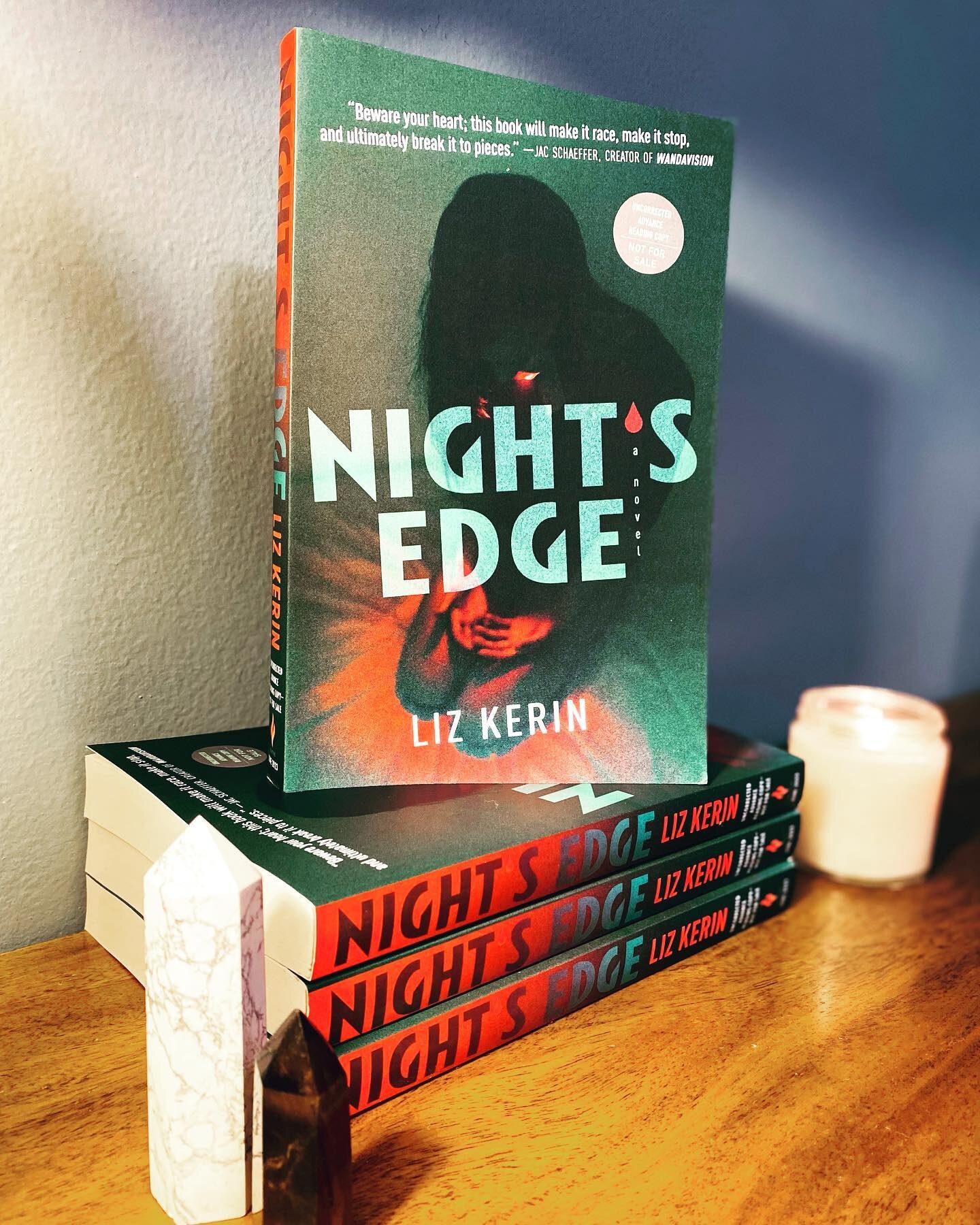 Got those ARCs today. 🩸🖤 Night&rsquo;s Edge is out 6/20/23 from @tornightfire and I couldn&rsquo;t be more ecstatic and terrified holding this thing in my hands for the very first time. Every ounce of me went into this one. Link to order in bio. Ca