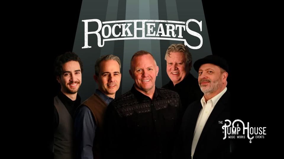 Rock Hearts with Rusty Rails