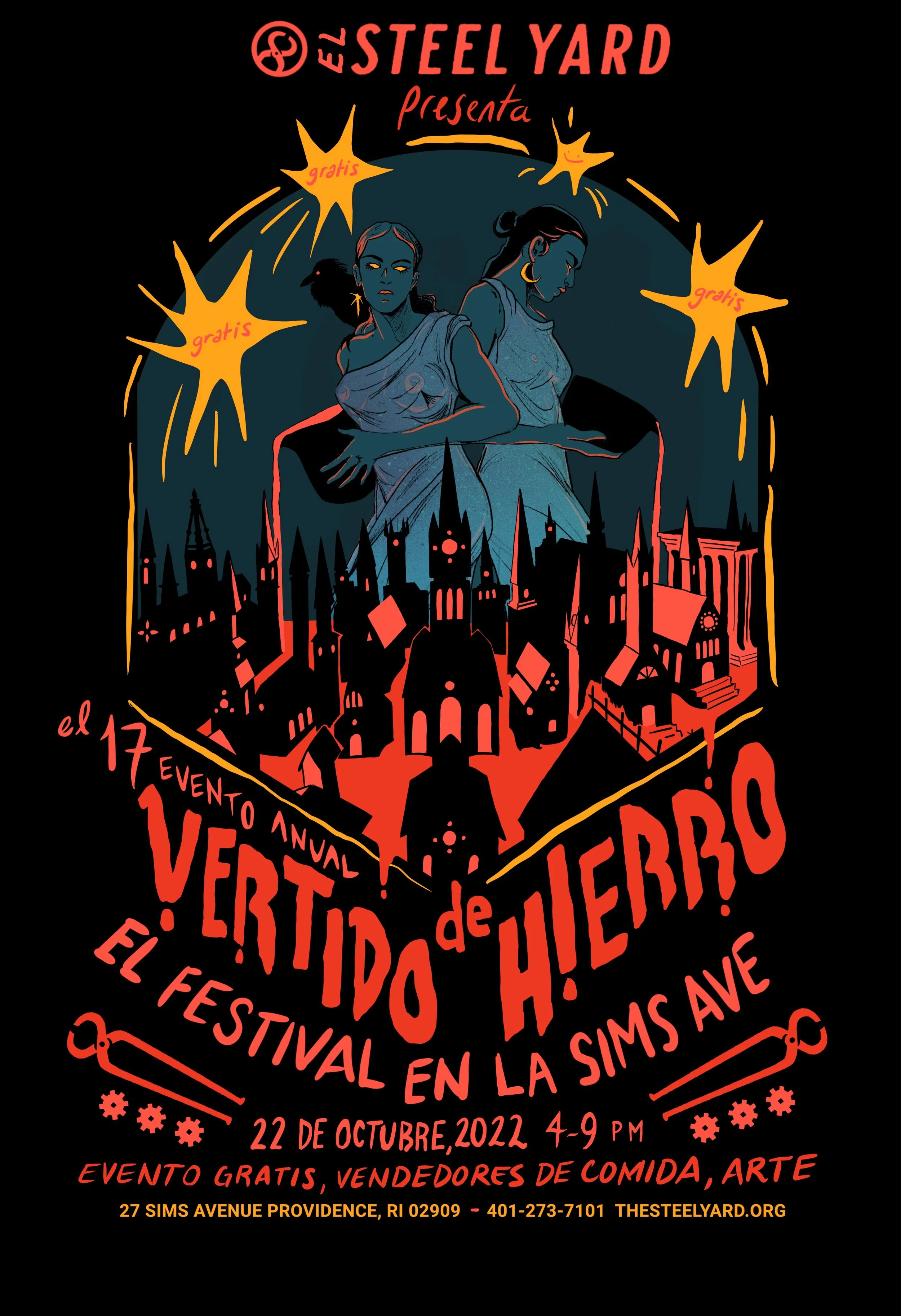 poster design for The Steel Yard, collaboration with Katherine Bishop