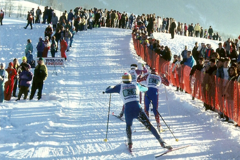  Grosser Sport und tolle Stimmung beim Weltcup der Nordischen Kombination 1990 