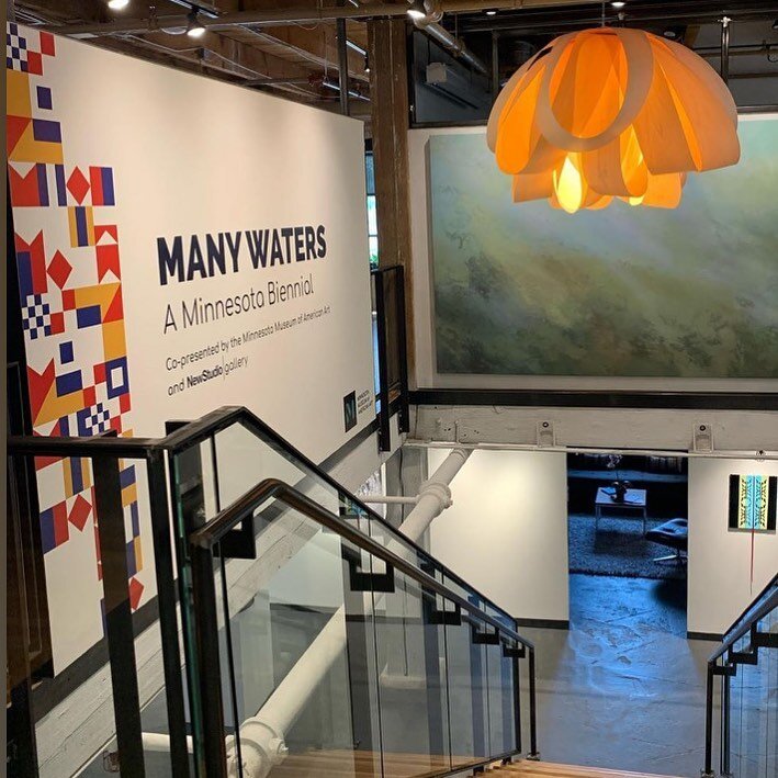 Excited Ripple Effect is part of this amazing show @newstudiogallery, opening tonight as part of the @mnmuseum #manywaters2021 show 
・・・
The exhibition, Many Waters, is exquisite. And profound, and beautiful, and resonant.
.
Visit us today from 2 to 