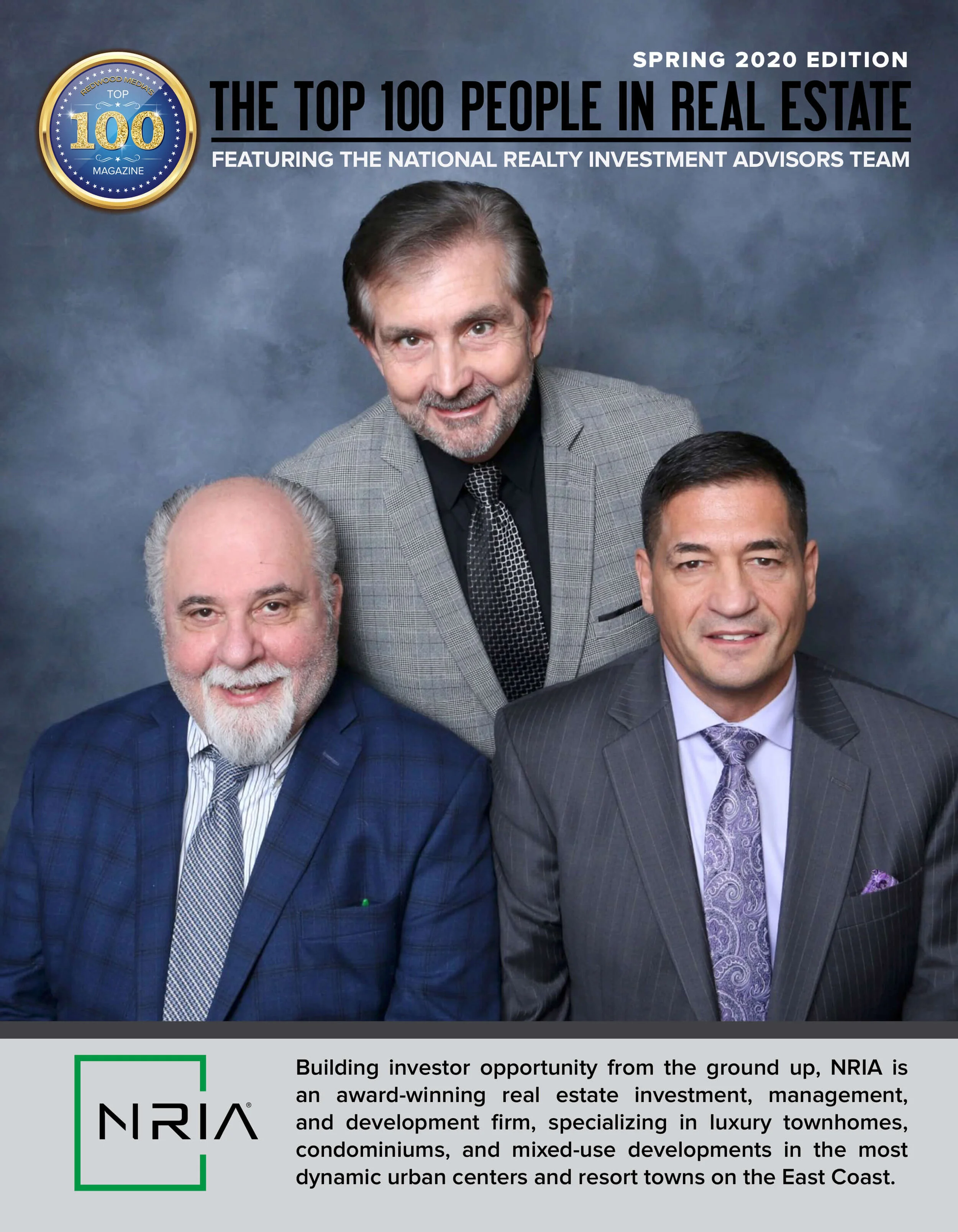 NRIA Named to the Top 100 In Real Estate