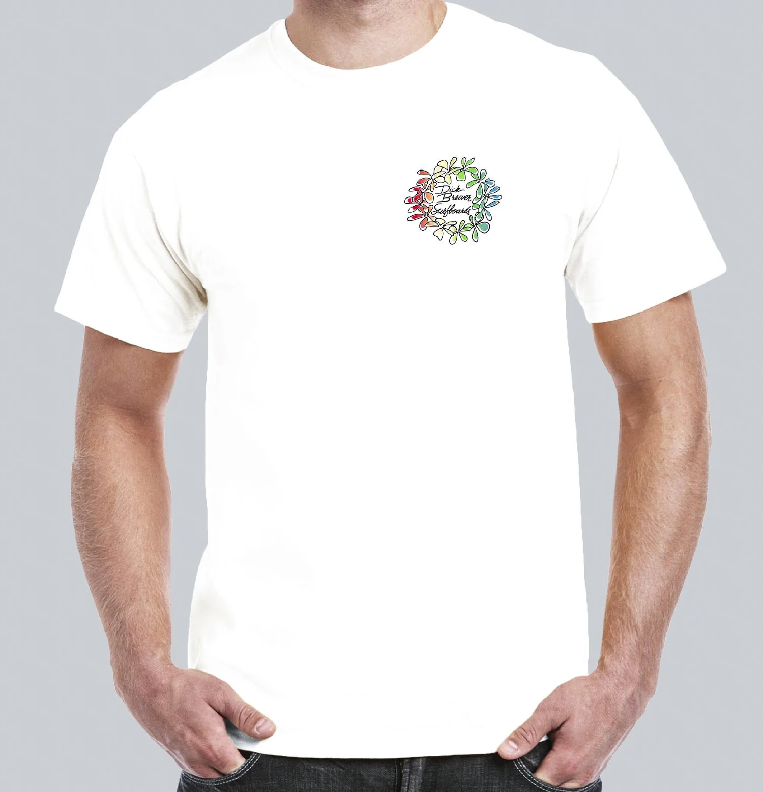 Multi Colored Lei- Short Sleeve | Dick Brewer Surfboards