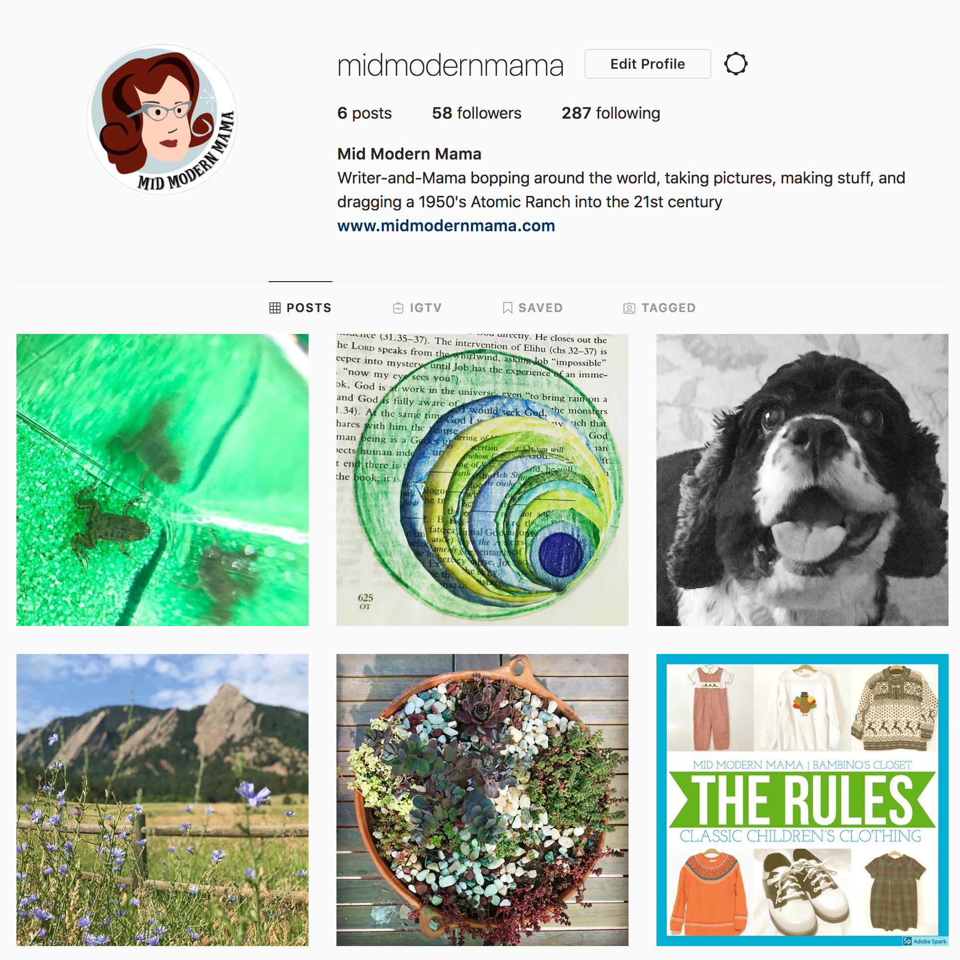 Join me on Instagram!