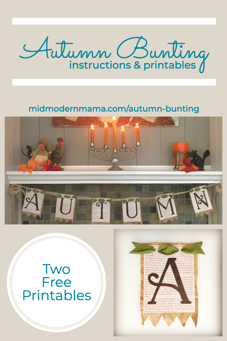 DIY Autumn Bunting