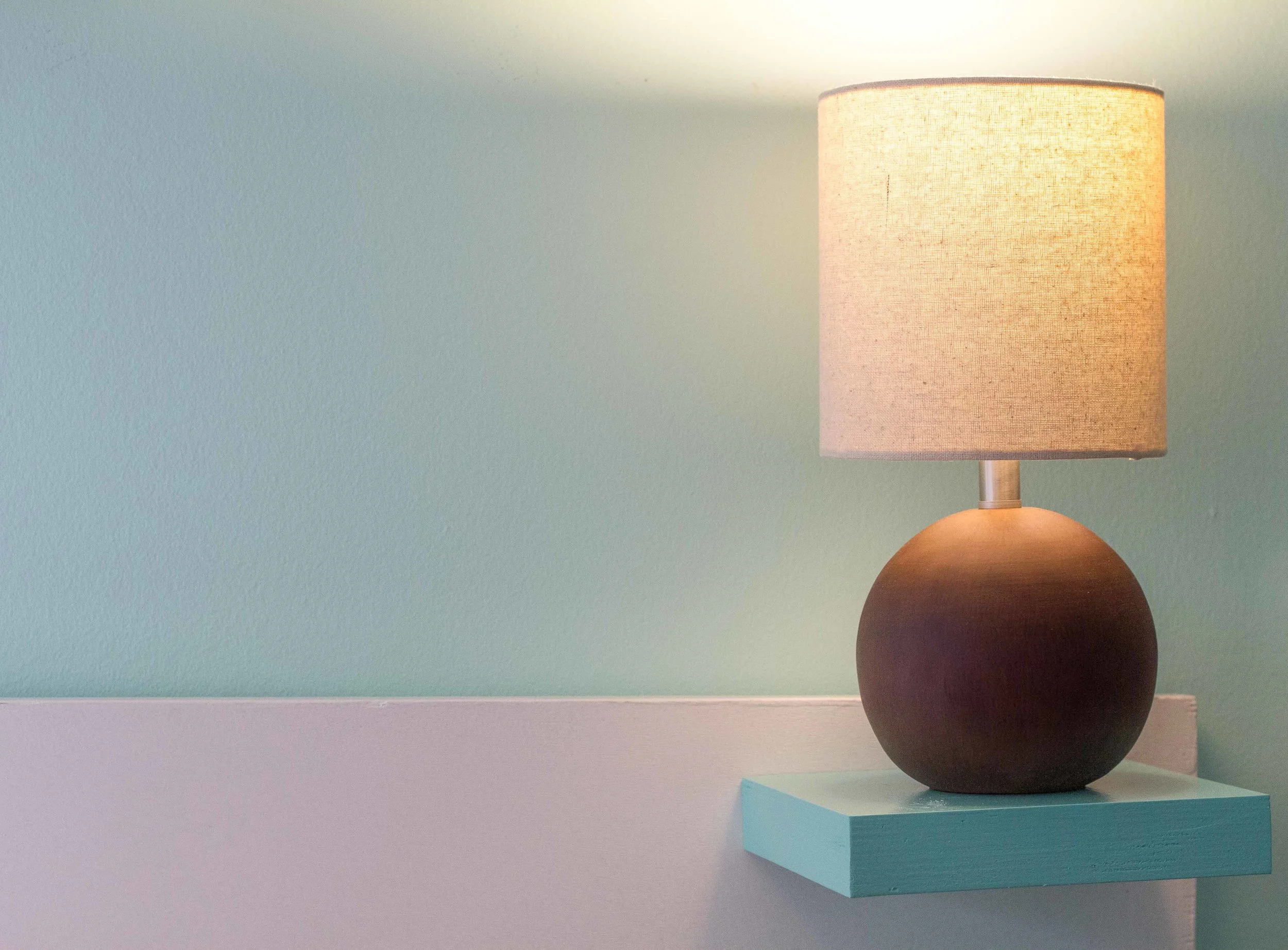 Check out these cute $10 coconut lamps! Aloha!