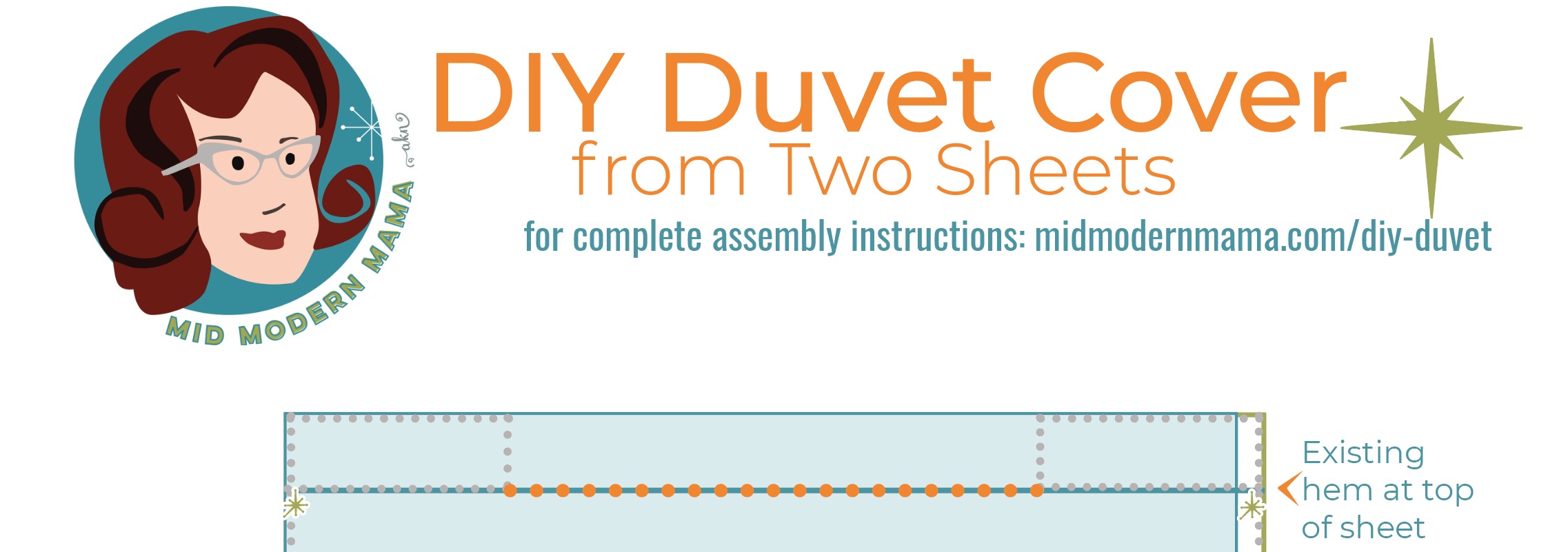 Make A Duvet Cover From Sheets Mid, How To Make A Duvet Cover Out Of Flat Sheets